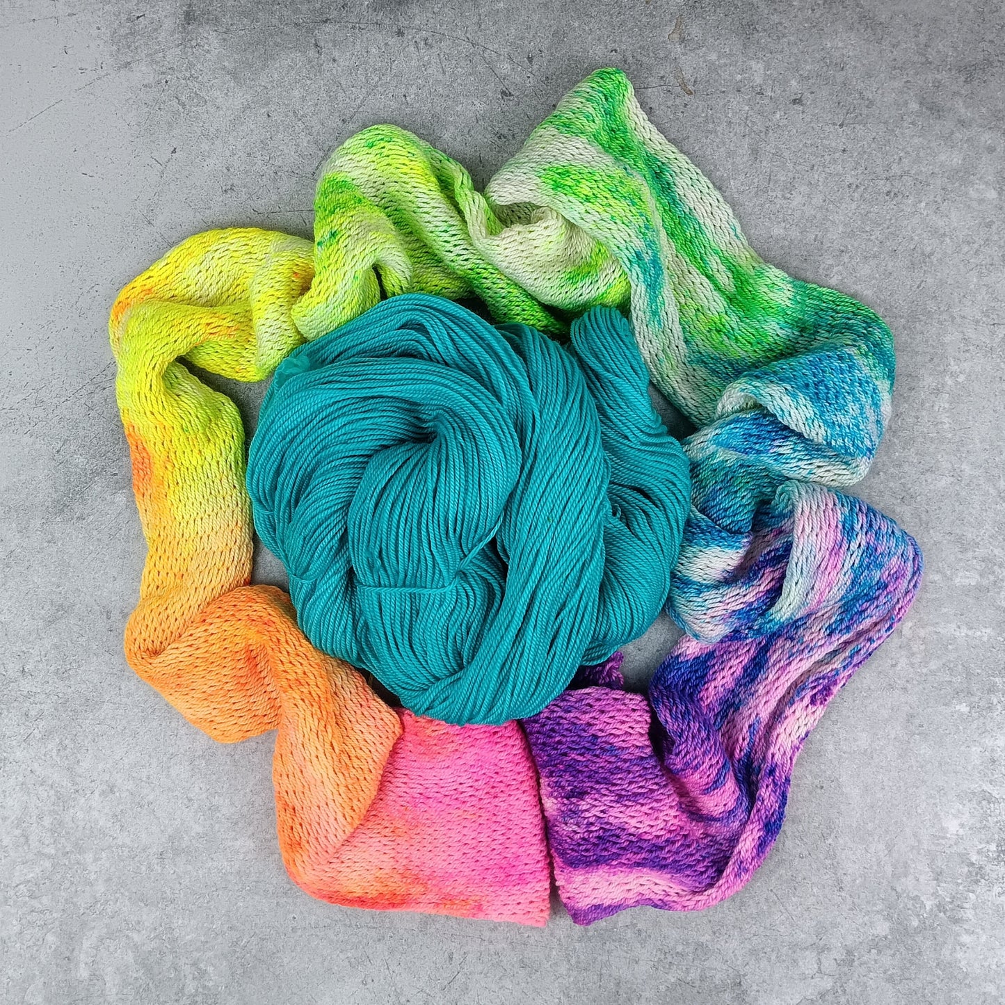Jelly Beans - DK Gradient Kit - Stellar's Jay MCN Fingering