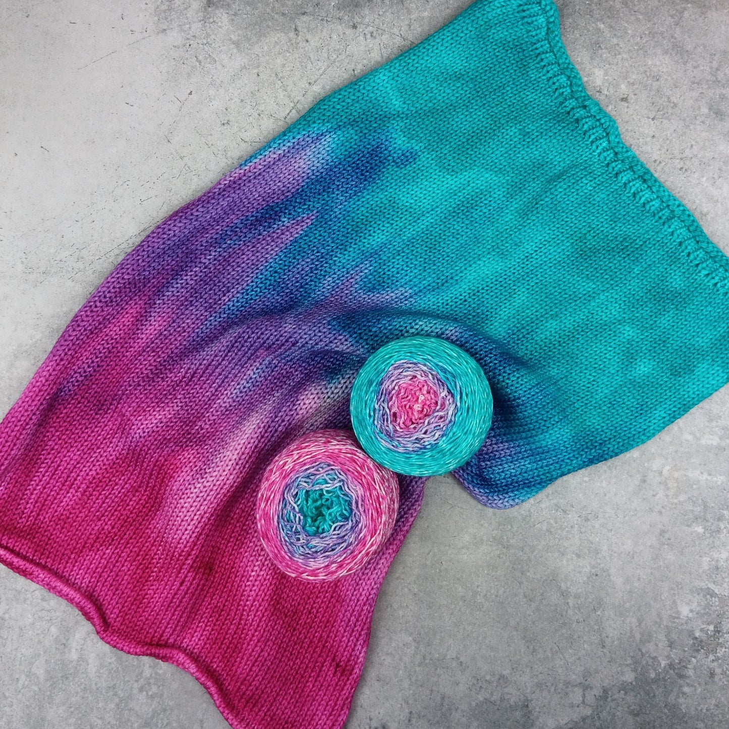 My Unicorn's Hat - Gradient Sock Set - Black Tit Fingering/Sock - 80/20 Merino Nylon