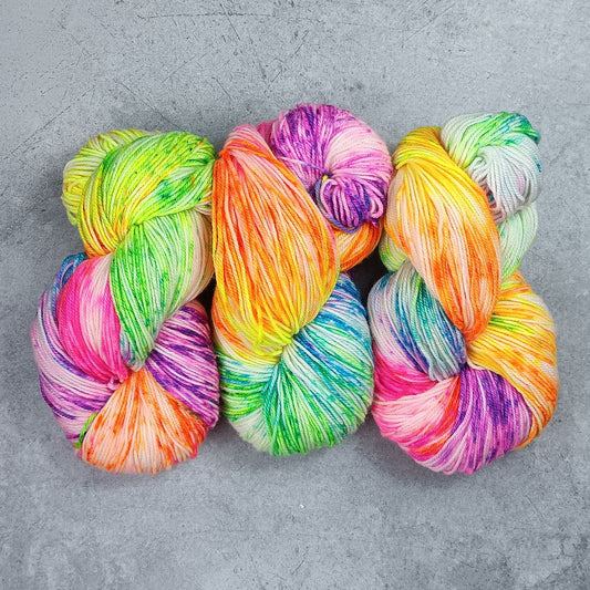 Jelly Beans - Black Tit Fingering/Sock - 80/20 Merino Nylon