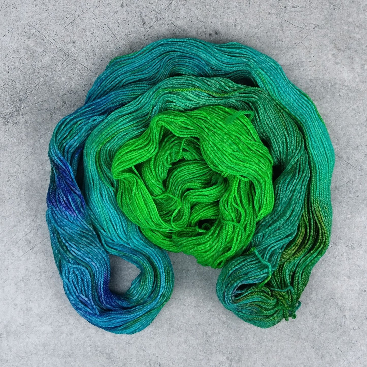 Peacock - Smallish Feet Set - Blue Tit Fingering/Sock - 75/25 Merino Nylon