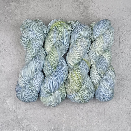 Lavender & Sage - Chickadee Fingering/Sock - Merino/Nylon - Ready to ship