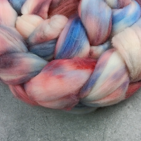 Lever de soleil sur les prairies un lundi - SW Merino Top - 22 microns
