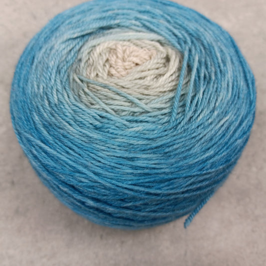 Beach Day - Shawl Size - 200 grams - Mongolian Lark Fingering - 70/20/10 Merino Yak Silk