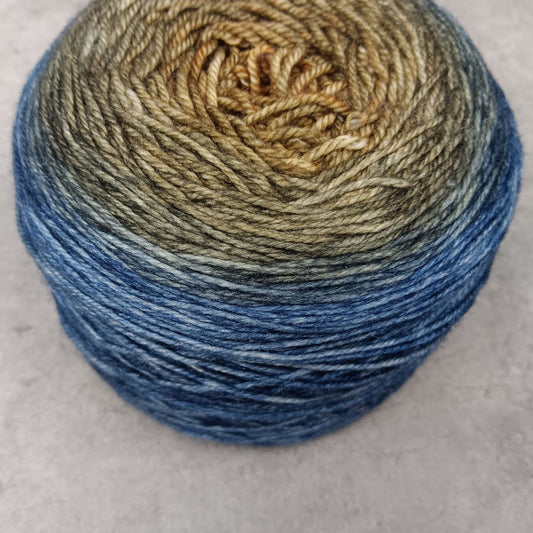 Driftwood - Shawl Size - 200 grams - Mongolian Lark Fingering - 70/20/10 Merino Yak Silk