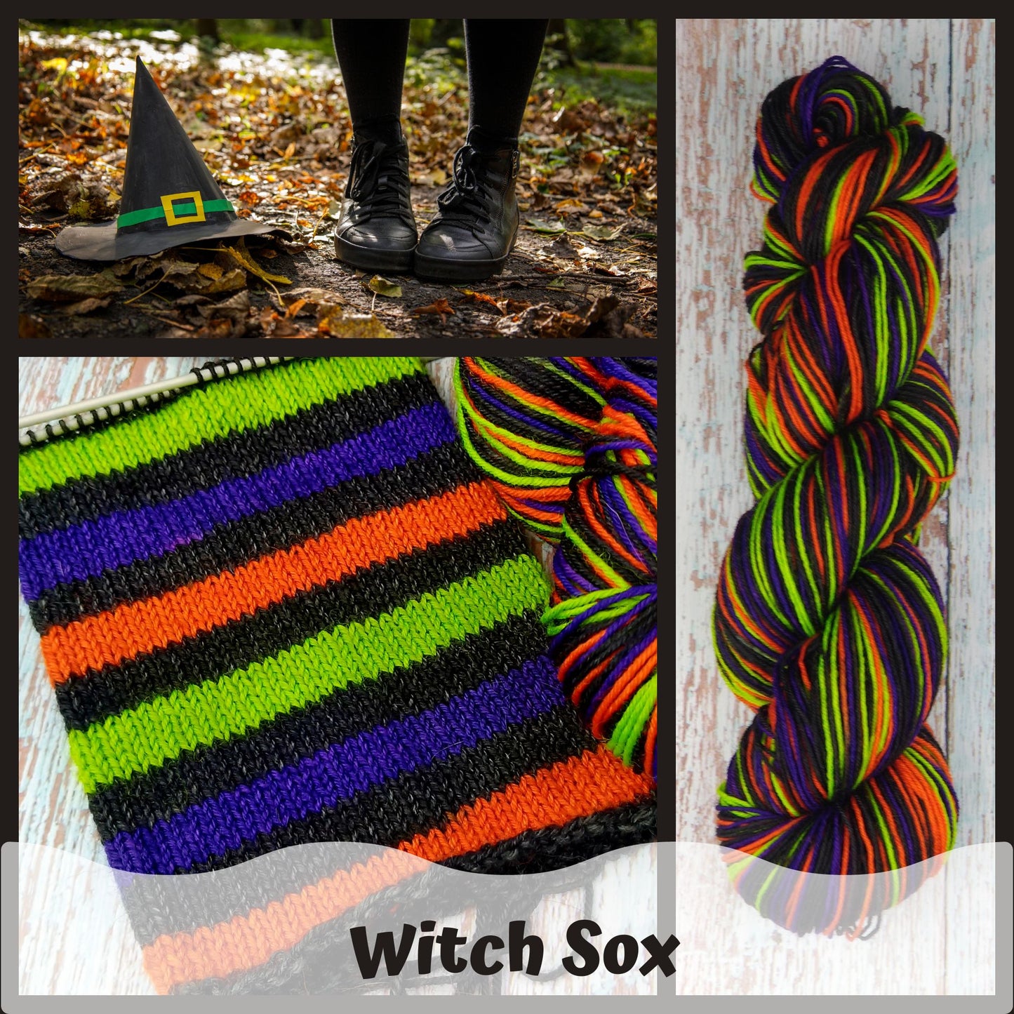 Witch Sox -  Chickadee Fingering/Sock - Ready to ship