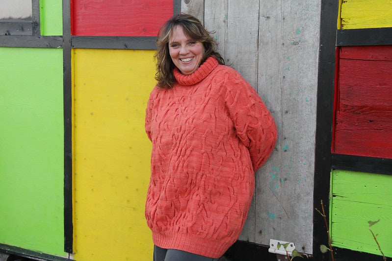Cables After Whiskey Sweater by Lucy Neatby - Digital Pattern