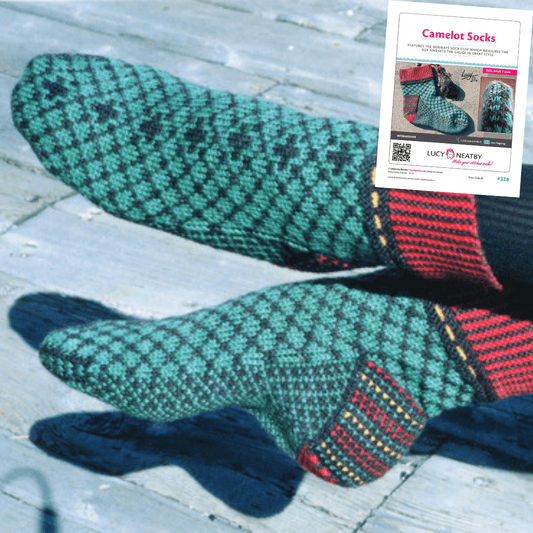 Camelot Socks by Lucy Neabty | Digital Pattern
