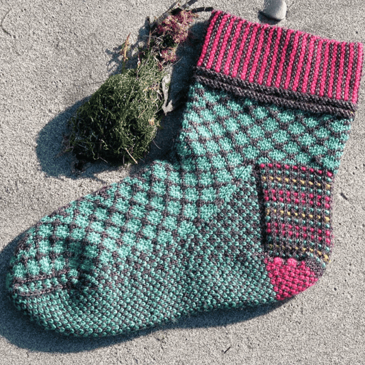 Chaussettes Camelot par Lucy Neabty | Patron numérique