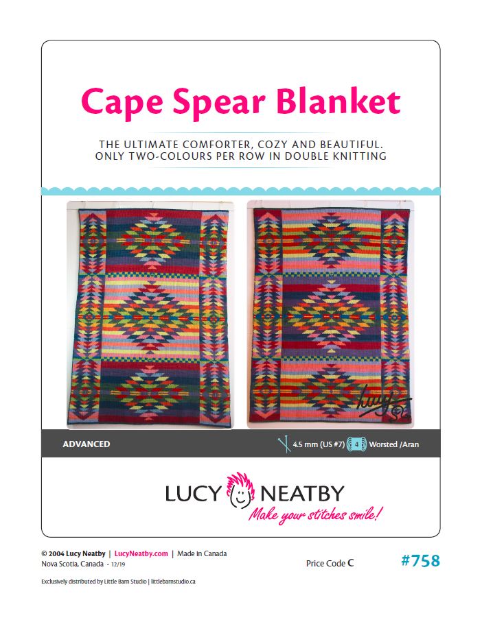 Cape Spear Blanket by Lucy Neatby - Digital Pattern