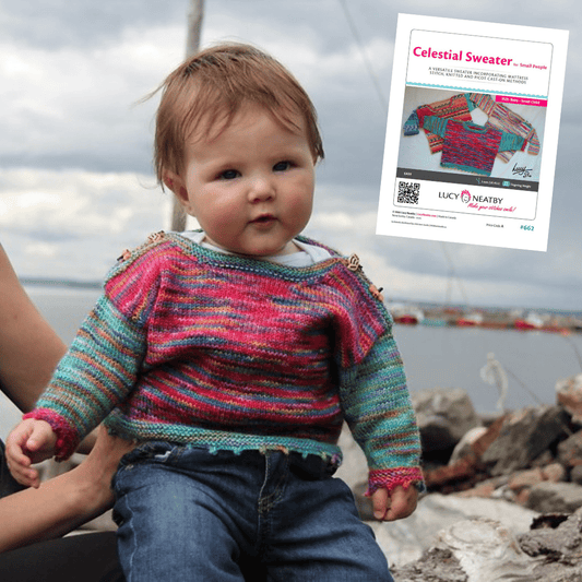 Celestial Sweater for Small People by Lucy Neatby - Digital Pattern