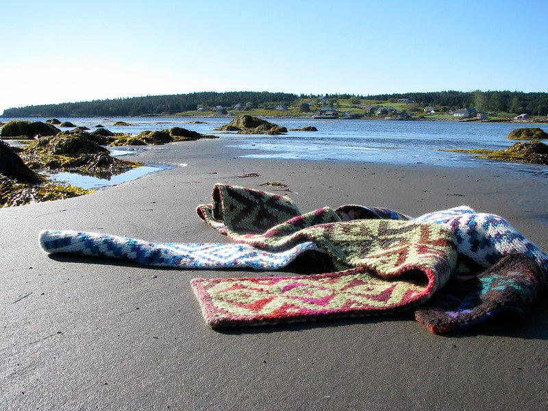 Doubly Delicious Scarves by Lucy Neatby - Digital Pattern