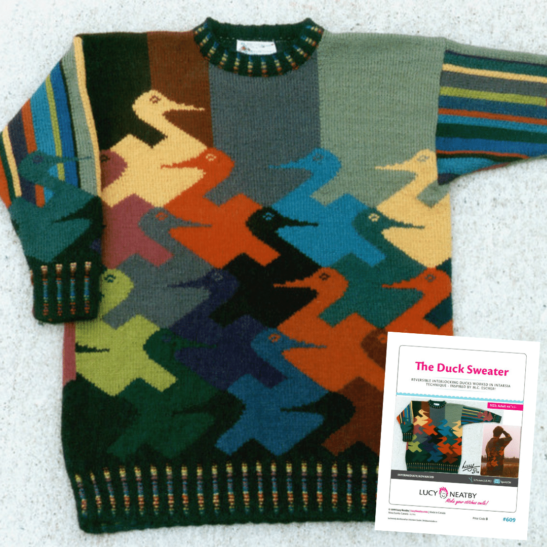 Pull canard de Lucy Neatby - Patron numérique