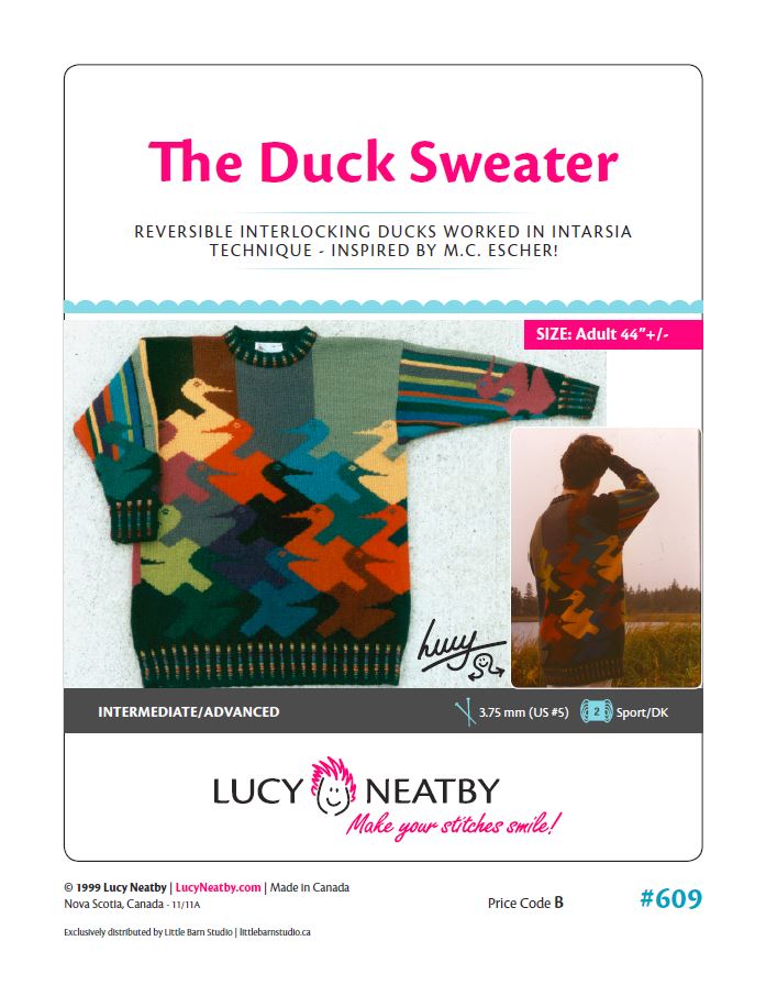 Pull canard de Lucy Neatby - Patron numérique