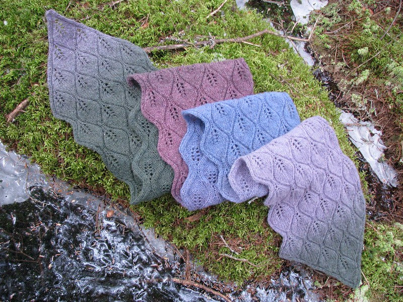 Falling Leaves Scarf by Lucy Neatby - Digital Pattern