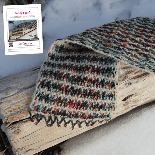 A Little of What You Fancy Scarf by Lucy Neatby - Digital Pattern