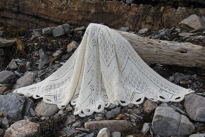 Faroese Flower Shawl by Lucy Neatby - Digital Pattern