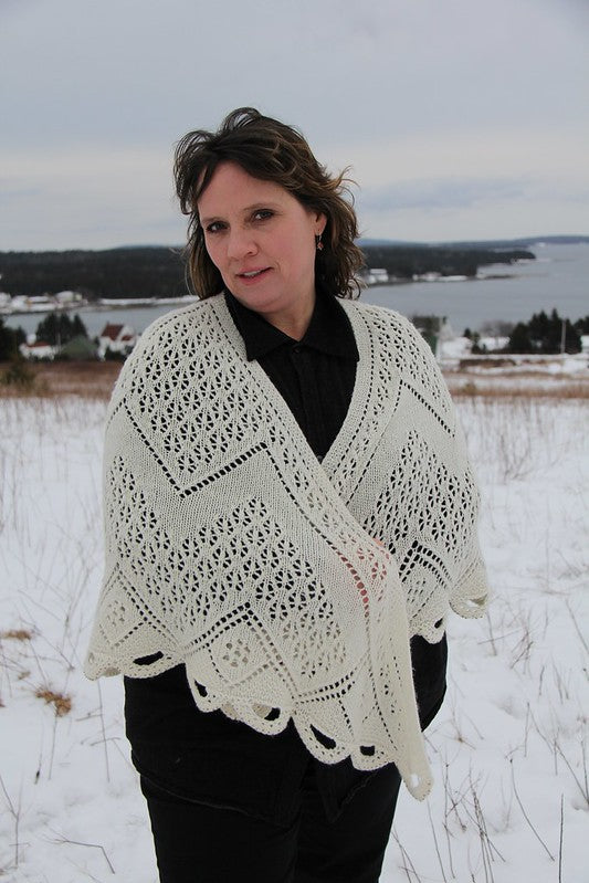 Faroese Flower Shawl by Lucy Neatby - Digital Pattern