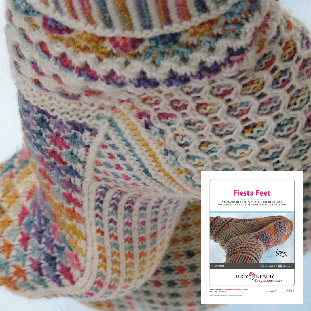 Fiesta Feet by Lucy Neatby | Digital Pattern