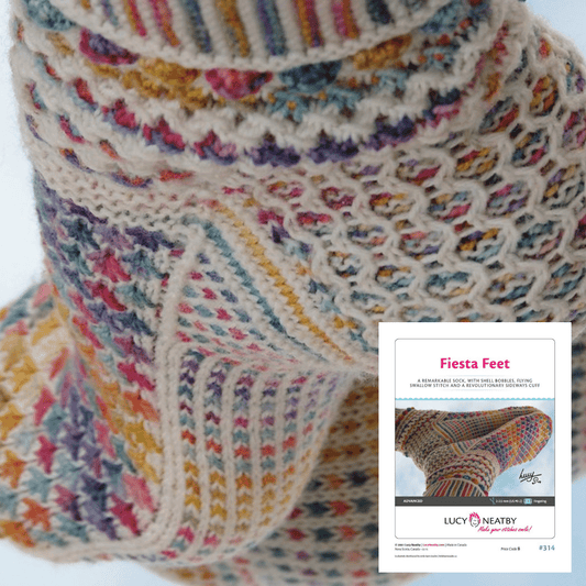 Fiesta Feet par Lucy Neatby | Patron numérique