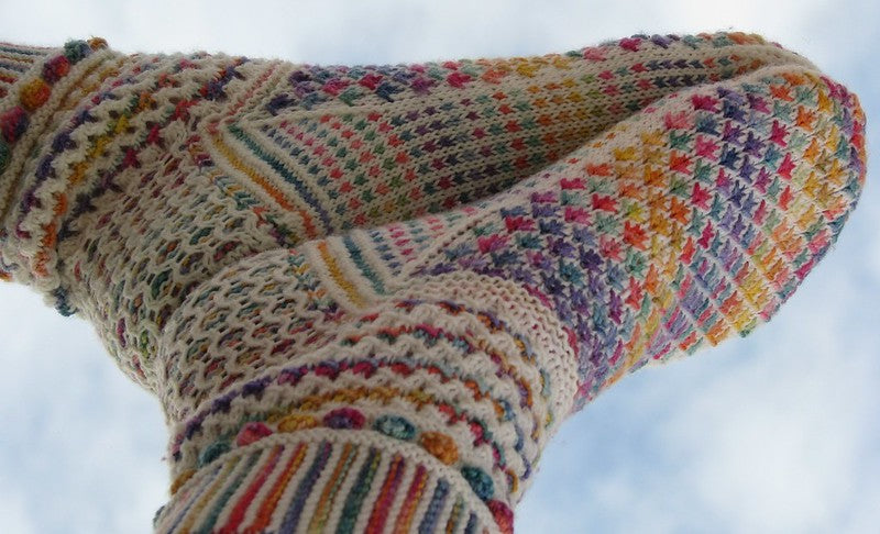 Fiesta Feet by Lucy Neatby | Digital Pattern