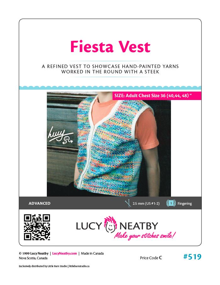 Gilet Fiesta par Lucy Neatby - Patron numérique