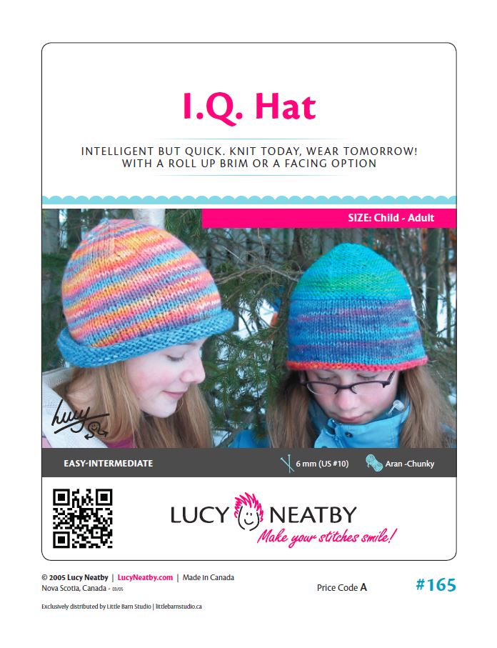 I.Q. Hat by Lucy Neatby | Digital Pattern