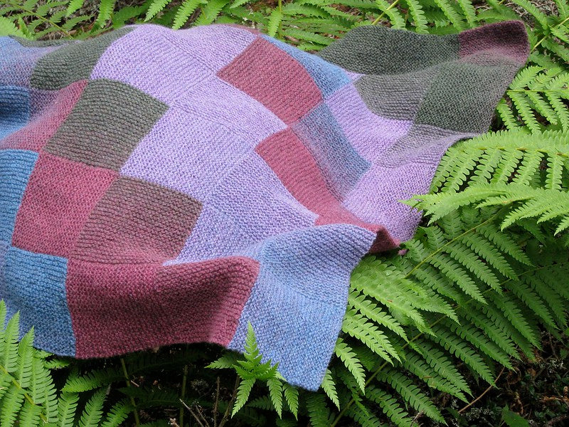 Infinite Entrelac Blanket or Scarf by Lucy Neatby - Digital Pattern