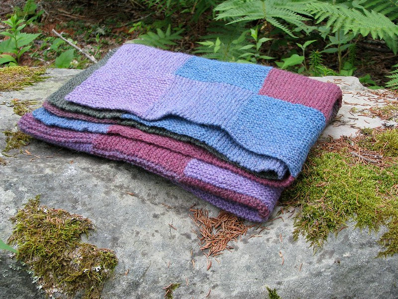 Infinite Entrelac Blanket or Scarf by Lucy Neatby - Digital Pattern