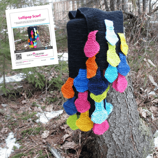 Lollipop Scarf by Lucy Neatby - Digital Pattern