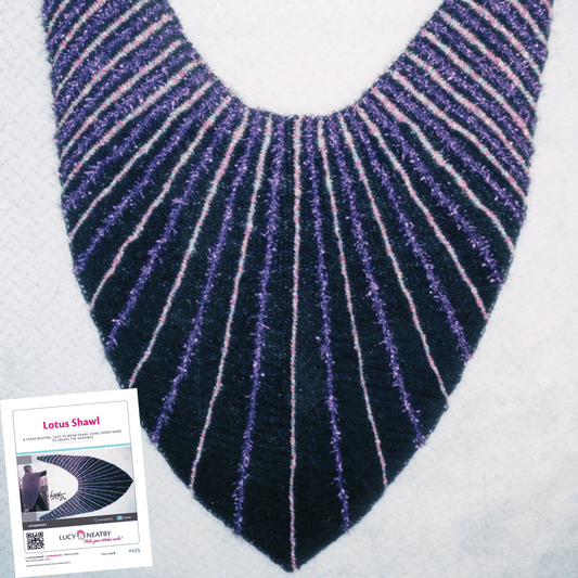 Lotus Shawl by Lucy Neatby - Digital Pattern