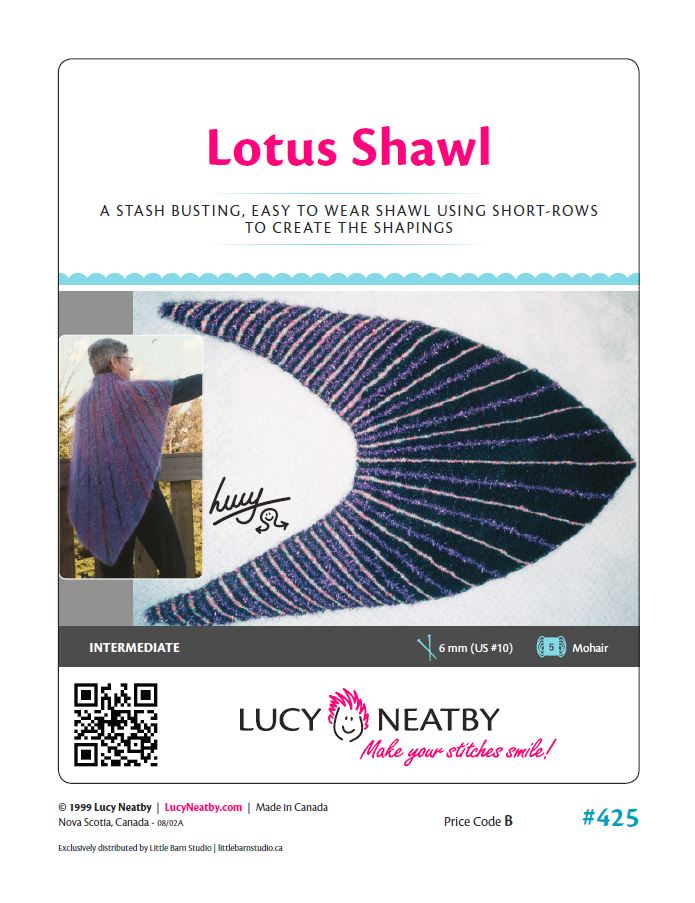 Châle Lotus de Lucy Neatby - Modèle numérique