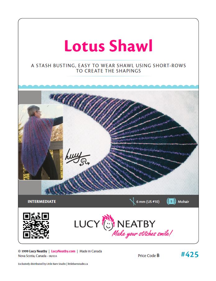 Lotus Shawl by Lucy Neatby - Digital Pattern
