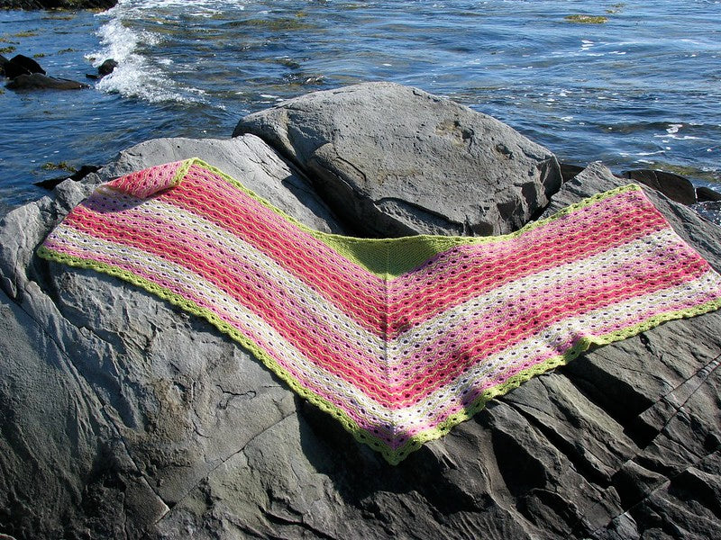 Mille Feuille Shawl and Scarf by Lucy Neatby - Digital Pattern