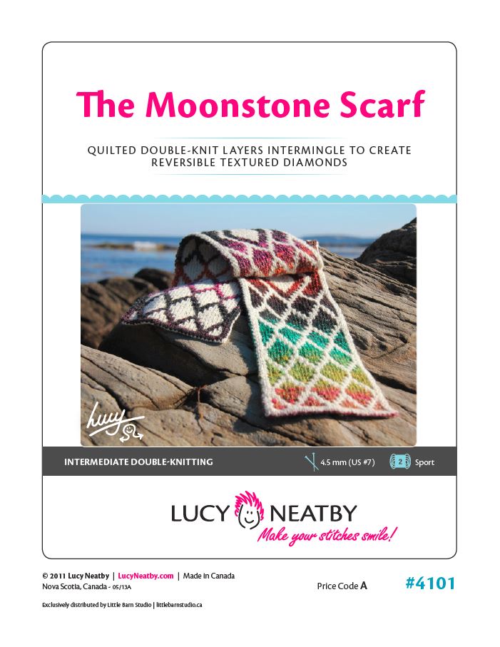 Moonstone DK Scarf by Lucy Neatby - Digital Pattern