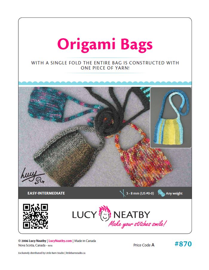 Origami Bags by Lucy Neatby - Digital Pattern