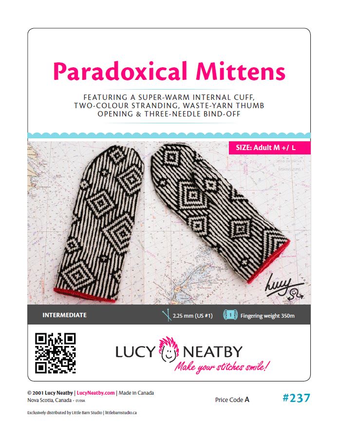 Mitaines paradoxales de Lucy Neatby | Patron numérique
