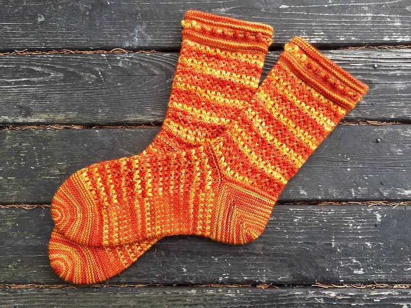River Ripple Socks by Lucy Neatby | Digital Pattern