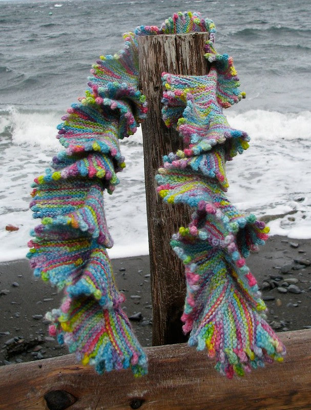 Sea Lettuce Scarf by Lucy Neatby - Digital Pattern