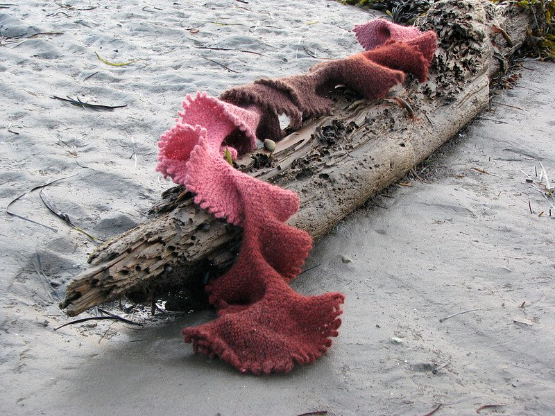 Sea Lettuce Scarf by Lucy Neatby - Digital Pattern