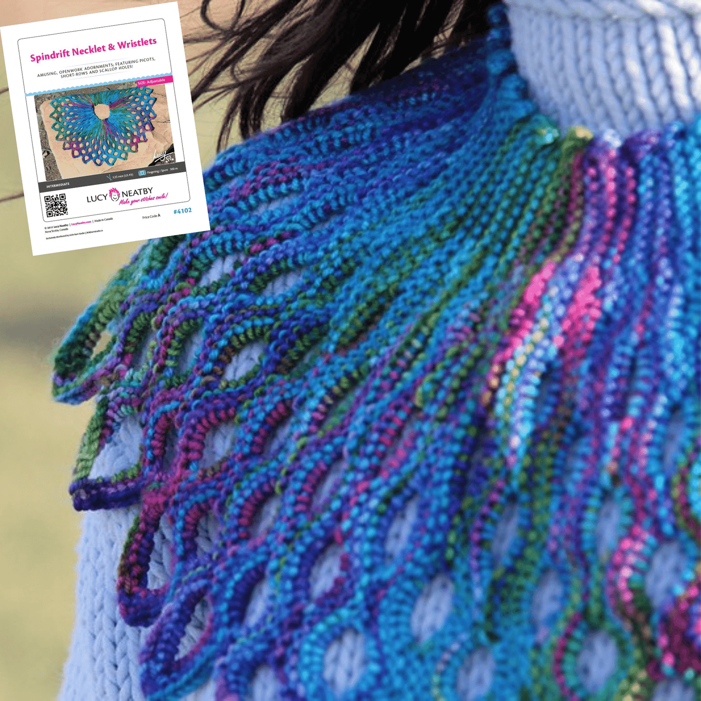 Spindrift Necklet and Wristlets by Lucy Neatby - Digital Pattern