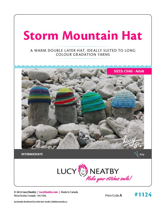 Storm Mountain Hat by Lucy Neatby | Digital Pattern