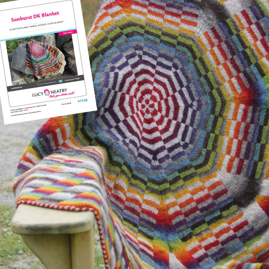 Couverture Sunburst DK par Lucy Neatby - Modèle numérique