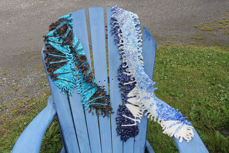 Zen Mountain Scarf by Lucy Neatby - Digital Pattern