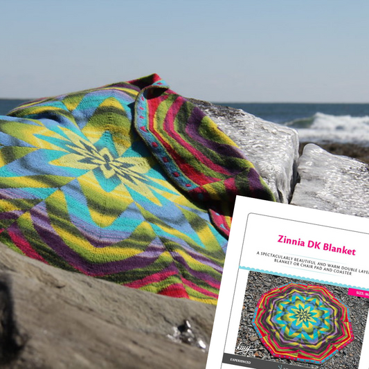 Couverture Zinnia de Lucy Neatby - Modèle numérique