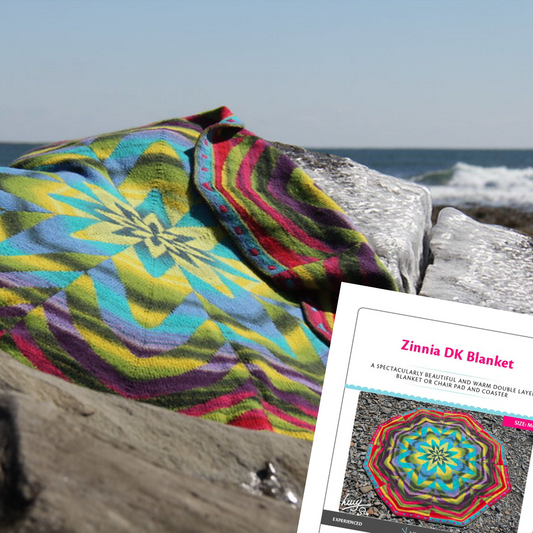 Zinnia Blanket by Lucy Neatby - Digital Pattern