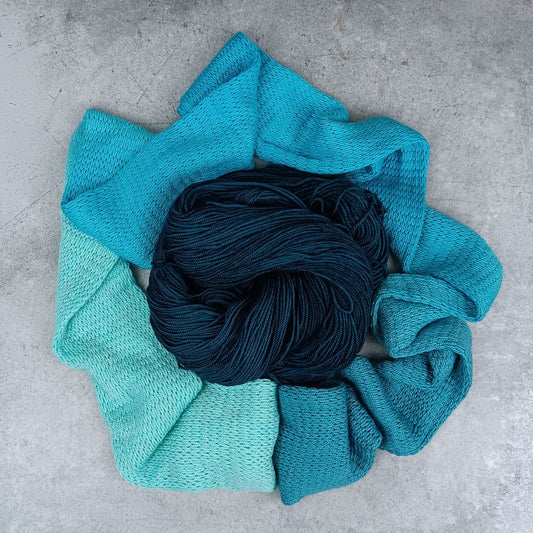 Atlantis & Teal - DK Gradient Kit - Stellar's Jay MCN Fingering