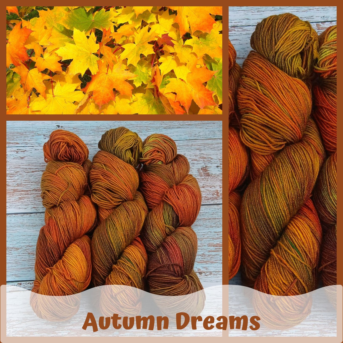 Autumn Dreams - Chickadee Fingering/Sock - Merino/Nylon - Ready to ship