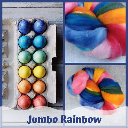 Jumbo Rainbow - BFL Bluefaced Leicester SW Top