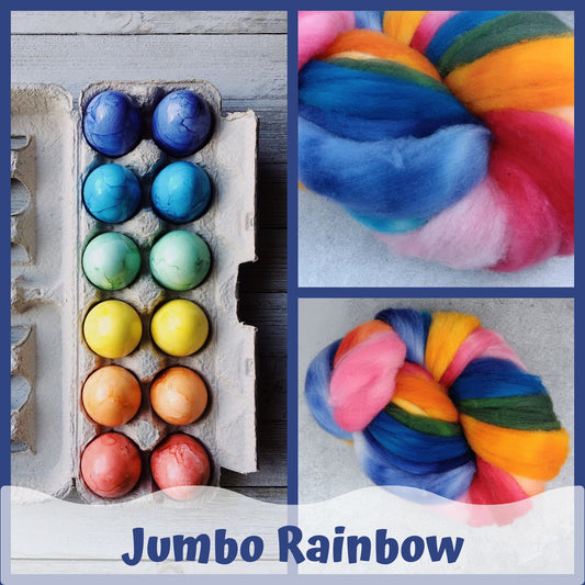 Jumbo Rainbow - BFL Bluefaced Leicester SW Top