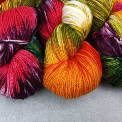 Autumn But Not In The Prairies - Black Tit Fingering/Sock - 80/20 Merino Nylon